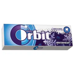 Жевательная резинка ORBIT (Орбит) &quot;Winterfresh&quot;, 10 подушечек, 13,6 г, 50173976, фото 1