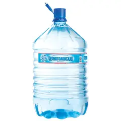 Вода для кулера негазированная питьевая &quot;ЧЕРНОГОЛОВСКАЯ&quot;, 19 л, одноразовая пластиковая бутыль, фото 1