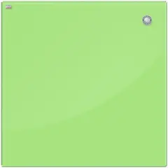Доска стеклянная магнитно-маркерная 2х3 &quot;Office&quot;, 45*45см, зеленая, маркер, 6 магнитов, фото 1