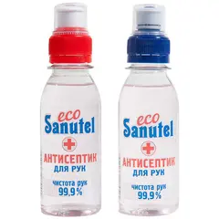 Жидкость антисептическая для рук EcoSanutel, с витамином Е, 100мл, фото 1