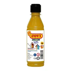 Краска акриловая JOVI, 250мл, пластиковая бутылка, золотой, фото 1
