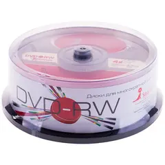 Диск DVD-RW 4.7Gb Smart Track 4x Cake Box (25шт), фото 1