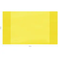 Обложка  210*350, для дневников и тетрадей, Greenwich Line, ПВХ 180мкм, &quot;Neon Star&quot;, желтый, ШК, фото 1