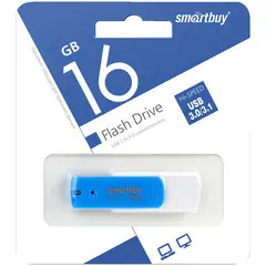 Память Smart Buy &quot;Diamond&quot;  16GB, USB 3.0 Flash Drive, синий, фото 1