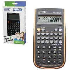 Калькулятор инженерный CITIZEN SR-135NORCFS (154х84 мм), 128 функция, 8+2 разряда, питание от батарейки, сертифицирован для ЕГЭ, фото 1