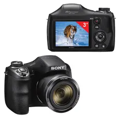 Фотоаппарат компактный SONY Cyber-shot DSC-H300, 20,1 Мп, 35x zoom, 3&quot; ЖК-монитор, черный, DSCH300.RU3, фото 1