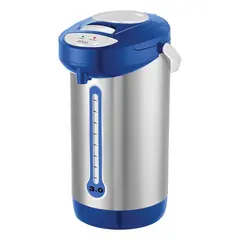 Термопот ECON ECO-300TP, 600 Вт, 3 л, 3 режима подачи воды, металл, синий/серебро, фото 1
