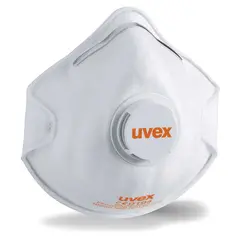Респиратор (полумаска фильтрующая) UVEX Силв-Эйр 2210, клапан выдоха, FFP2, формованный, 8732210, фото 1