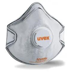 Респиратор (полумаска фильтрующая) UVEX Силв-Эйр 2220, клапан, угольный фильтр, FFP2, формованный, 8732220, фото 1