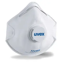 Респиратор (полумаска фильтрующая) UVEX Силв-Эйр 2110, клапан выдоха, FFP1, формованный, 8732110, фото 1