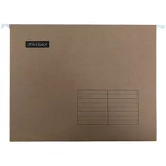 Подвесная папка OfficeSpace А4 (315*240мм), светло-коричневая, фото 1