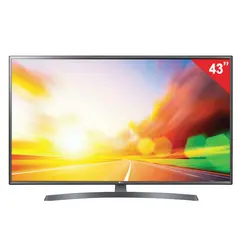 Телевизор LG 43LK6200, 43&quot; (108 см), 1920x1080, Full HD, 16:9, Smart TV, Wi-Fi, серебристый, фото 1