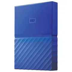Диск жесткий внешний HDD WESTERN DIGITAL &quot;My Passport&quot;, 1 TB, 2,5&quot;, USB 3.0, синий, WDBBEX0010BBL, фото 1