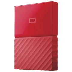 Диск жесткий внешний HDD WESTERN DIGITAL &quot;My Passport&quot;, 1 TB, 2,5&quot;, USB 3.0, красный, WDBBEX0010BRD, фото 1