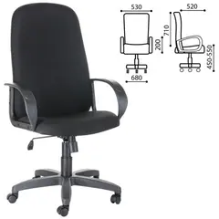 Кресло офисное &quot;Фаворит&quot;, СН 279, высокая спинка, с подлокотниками, черное, фото 1