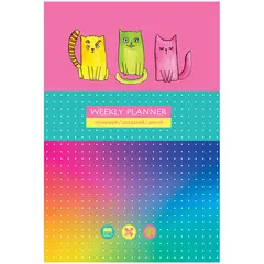 Записная книжка А5 80л. BG &quot;Яркие коты&quot;, матовая ламинация, выб. лак, блок в точку, фото 1