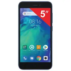 Смартфон XIAOMI Redmi GO, 2 SIM, 5&quot;, 4G (LTE), 5/8 Мп, 8 Гб, microSD, синий, пластик, X22326, фото 1