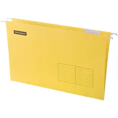 Подвесная папка OfficeSpace Foolscap (365*240мм), желтая, фото 1