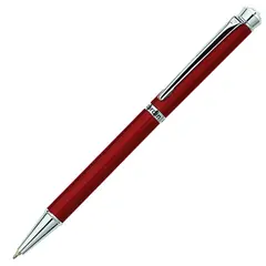 Ручка подарочная шариковая PIERRE CARDIN &quot;Crystal&quot;, корпус красный, латунь, хром, синяя, PC0709BP, фото 1