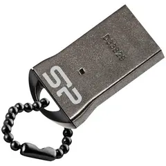 Память SiliconPower &quot;Touch T01&quot;  8GB, USB2.0 Flash Drive, черный (металл.корпус), фото 1