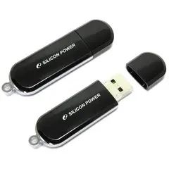 Память SiliconPower &quot;Luxmini 322&quot; 8GB, USB2.0 Flash Drive, черный, фото 1