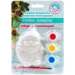 Новогодний набор для творчества &quot;Новогоднее подвесное украшение Пузатый Снеговик&quot;, фото 1