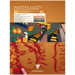 Альбом для пастели 12л. 300*400мм на склейке Clairefontaine &quot;Pastelmat&quot;, 360г/м2, бархат, цв.блок, фото 1