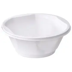 Тарелки одноразовые суповые OfficeClean, набор 50 шт., ПП, белые, 0,6 л, 15 см, хол/гор, фото 1