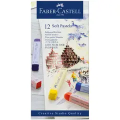 Пастель Faber-Castell &quot;Soft pastels&quot;, 12 цв., картон. упак., фото 1