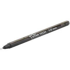 Ручка шариковая PenSan &quot;Star Tech&quot; черная, 1мм, игольчатый стержень, на масляной основе, фото 1