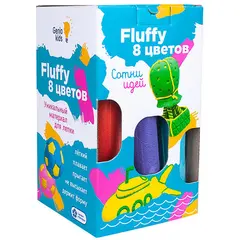 Воздушный пластилин Genio Kids “Fluffy&quot;, 8 цветов, фото 1