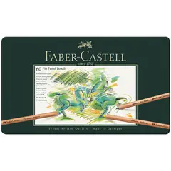 Пастельные карандаши Faber-Castell &quot;Pitt Pastel&quot; 60цв., метал. коробка, фото 1