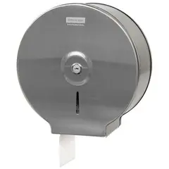 Диспенсер для туалетной бумаги OfficeClean Professional, нержавеющая сталь, фото 1