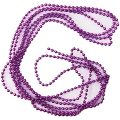 Бусы-шарики 4мм 2,7м, фиолетовый, фото 1