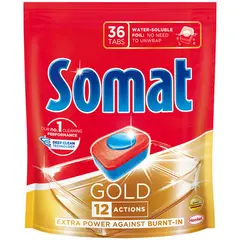Таблетки для посудомоечных машин Somat &quot;Gold&quot;, 36шт., фото 1