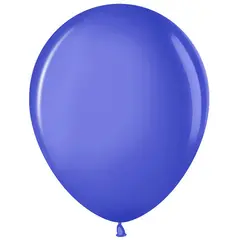 Воздушные шары,  50шт., М12/30см, MESHU, пастель, синий, фото 1
