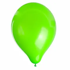 Шары воздушные ZIPPY (ЗИППИ) 10&quot; (25 см), комплект 50 шт., неоновые зеленые, в пакете, 104184, фото 1