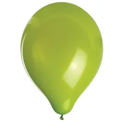 Шары воздушные ZIPPY (ЗИППИ) 10&quot; (25 см), комплект 50 шт., зеленые, в пакете, 104176, фото 1