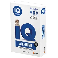 Бумага IQ Allround A4, 80 г/м2, 500 л, 162%, фото 1