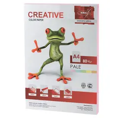 Бумага CREATIVE color (Креатив) А4, 80 г/м2, 100 л., пастель розовая, БПpr-100р, фото 1