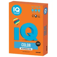 Бумага IQ color, А4, 120 г/м2, 250 л., интенсив, оранжевая, OR43, фото 1