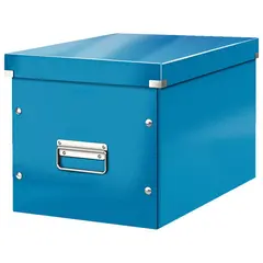 Короб архивный LEITZ &quot;Click &amp; Store&quot; L, 310х320х360 мм, ламинированный картон, разборный, синий, 61080036, фото 1
