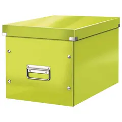 Короб архивный LEITZ &quot;Click &amp; Store&quot; L, 310х320х360 мм, ламинированный картон, разборный, зеленый, 61080064, фото 1