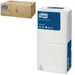 Салфетки TORK Big Pack, 24х23,8, 200 шт., белые, 10130, фото 1