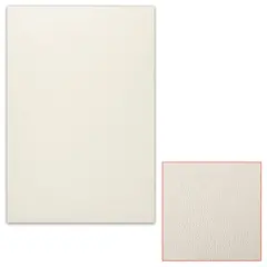 Картон белый грунтованный для масляной живописи, 50х70 см, односторонний, толщина 0,9 мм, масляный грунт, фото 1