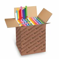Цветная бумага крепированная плотная, ассорти 10 цветов, растяжение до 45%, 32 г/м2, BRAUBERG, 50х250 см, 127151, фото 1