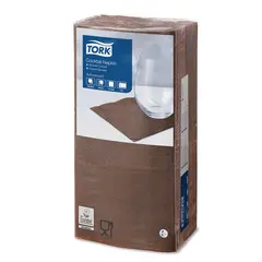 Салфетки TORK Big Pack, 24х23,8, 200 шт., 2-х слойные, коричневые, 477834, фото 1