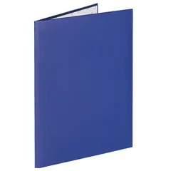 Папка адресная бумвинил без надписи, формат А4, синяя, индивидуальная упаковка, STAFF, 129635, фото 1