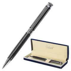 Ручка подарочная шариковая GALANT &quot;Olympic Chrome&quot;, корпус хром с черным, хромированные детали, пишущий узел 0,7 мм, синяя, 140614, фото 1