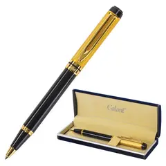 Ручка подарочная шариковая GALANT &quot;Classic&quot;, корпус черный с золотистым, золотистые детали, пишущий узел 0,7 мм, синяя, 140400, фото 1